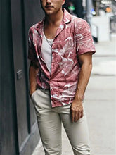 Camisa con estampado de hoja de arce